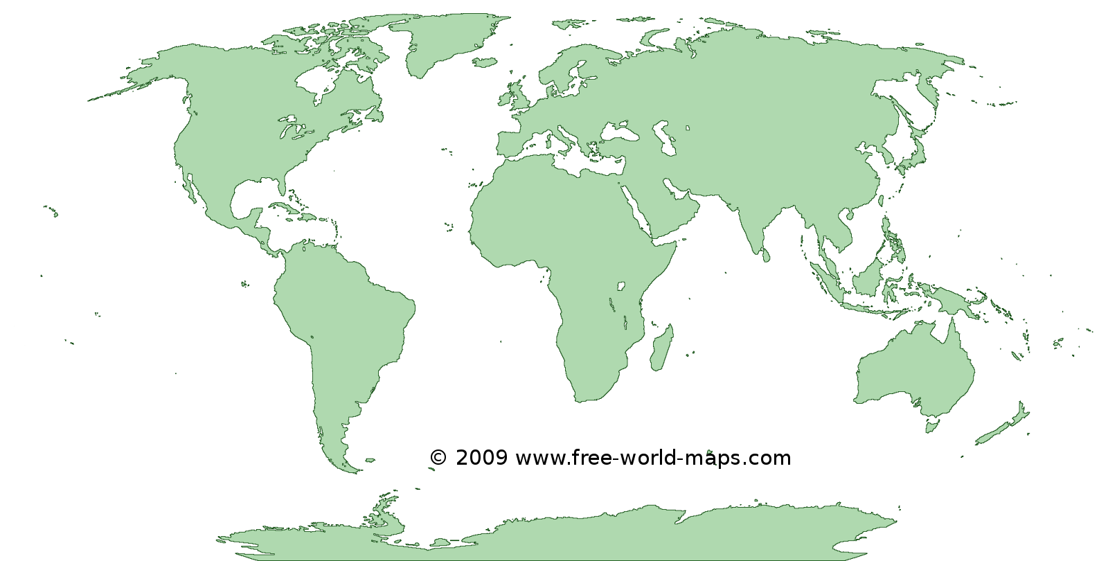 World+map+blank+printable