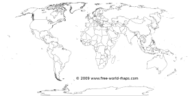 Printable Blank World Maps Free World Maps